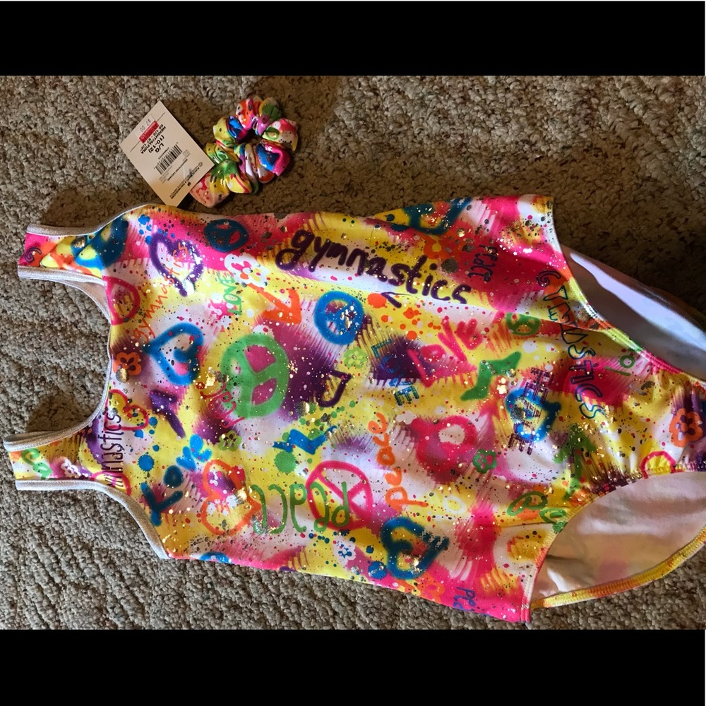 NWT girl’s gymnastics Leo size 10-12